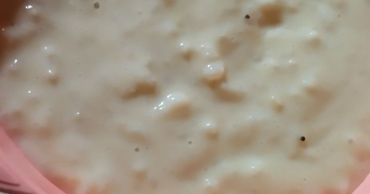 Mazamorra de plátano maduro
