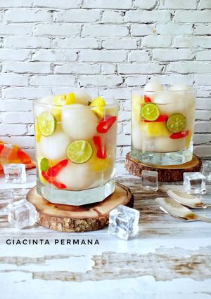 Foto resep Manisan rambutan dan nanas