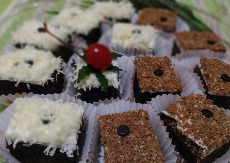 Brownis kukus choco cheese / Brownis kukus choco silverqueen (8)