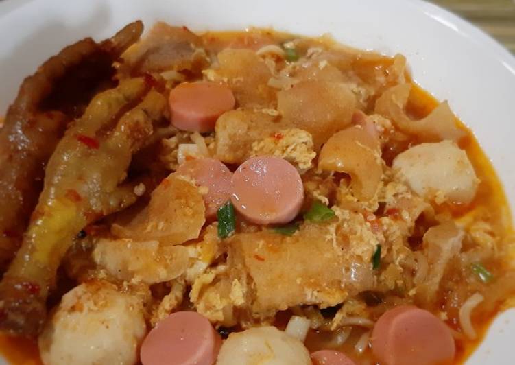 Resep Seblak Mie Kari Ayam 👌, Lezat Sekali