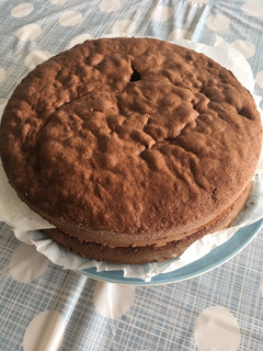 Una foto de Bizcochuelo de chocolate