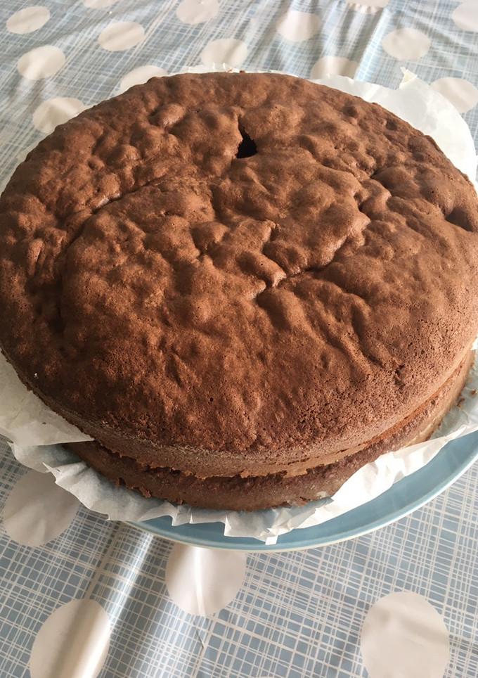 Una foto de Bizcochuelo de chocolate