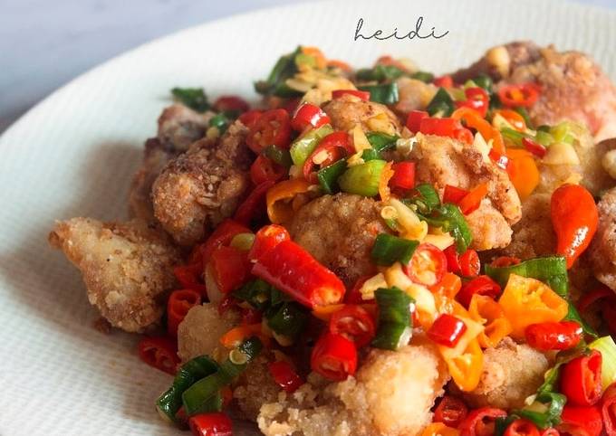 Resep Ayam Cabe Lada Garam oleh Heidi - Cookpad