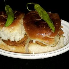 A picture of Vada pav.