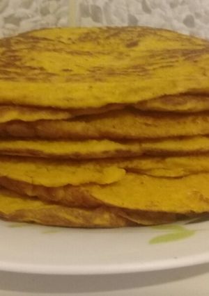 Una foto de Crepes de zanahoria