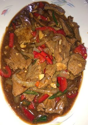 Foto resep Sapi lada hitam