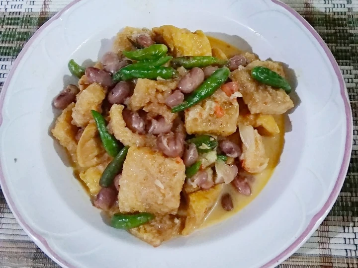 Cara Mudah Membuat Resep Sambal goreng krecek kacang merah yang  Bikin Ketagihan Anti Ribet, Lezat Sekali