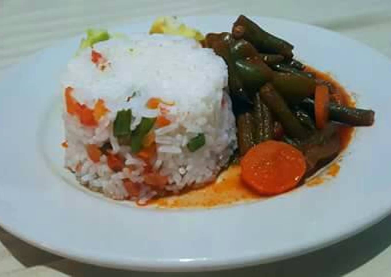Vegetables rice