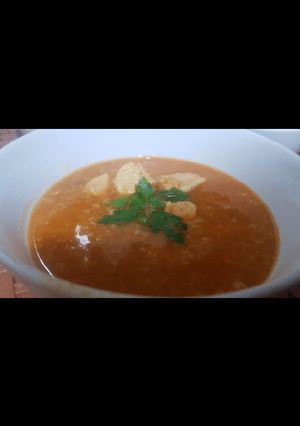 صورة لوصفة شوربة شوفان بصدور الدجاج