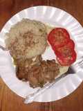 Chicken Gizzards with Green Rice