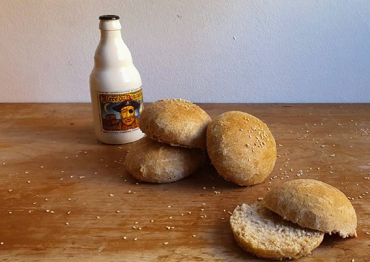 Burger buns integrali con lievito madre
