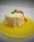 Semifreddo alla cannella  con cioccolato bianco e crema di mango al peperoncino
