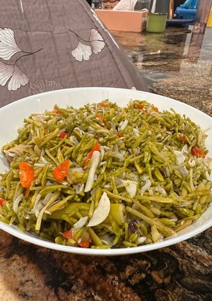 Foto resep Tumis Bunga pepaya teri ala neng arin