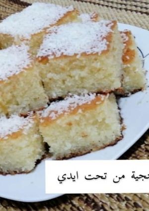 صورة لوصفة اسفنجيه/بسبوسه السميد