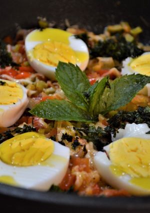 Una foto de Huevos a la Egipciana !!!!😋
