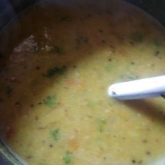 A picture of Dal tadaka/kolhapuri.