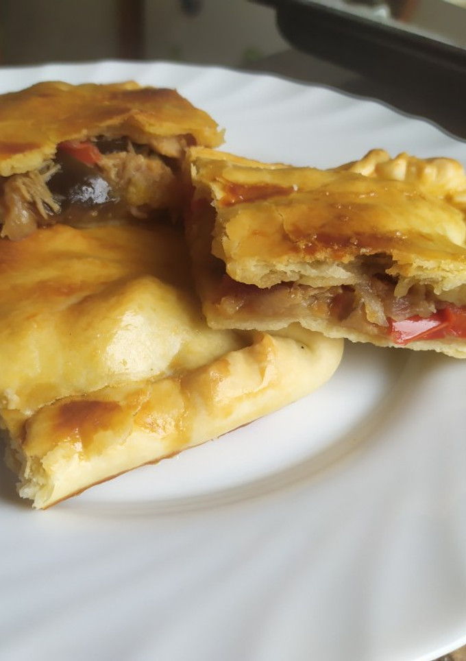 Una foto de Empanada de berenjena