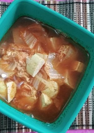 Foto resep Sundubu jjigae a.k.a sup tahu korea