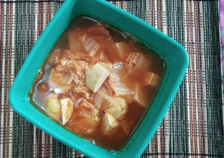 Sundubu jjigae a.k.a sup tahu korea