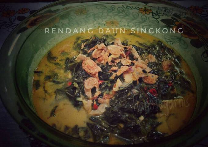 Rendang Daun Singkong