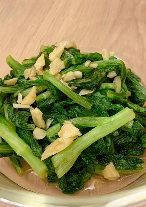 蒜炒A菜 的食譜成品照片