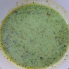 Mint raita A picture of Mint raita.