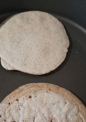 Una foto de Hot cakes de avena/chía/canela