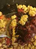 Gluten Free Primal Berry Cobbler in Cast Iron