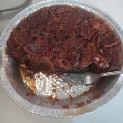 A picture of Nikki's Crustless Pecan Pie.