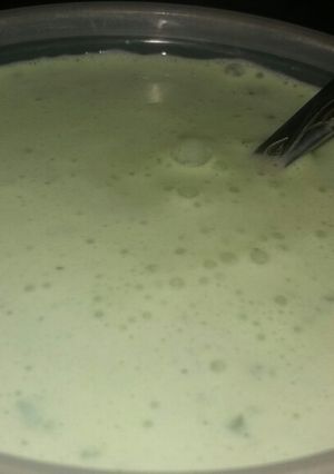 A picture of Coriander raita.