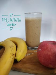 Foto resep Apple Banana Smoothies