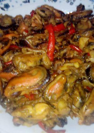 Foto resep Kerang ijo tumis pedas