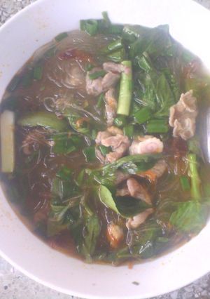 Hình của món Miến bắp bò.