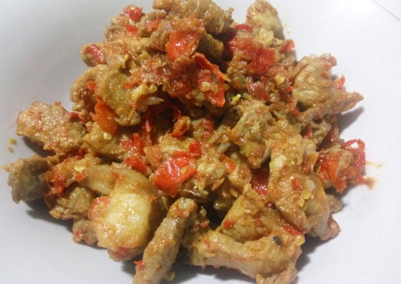 Daging babi rica rica