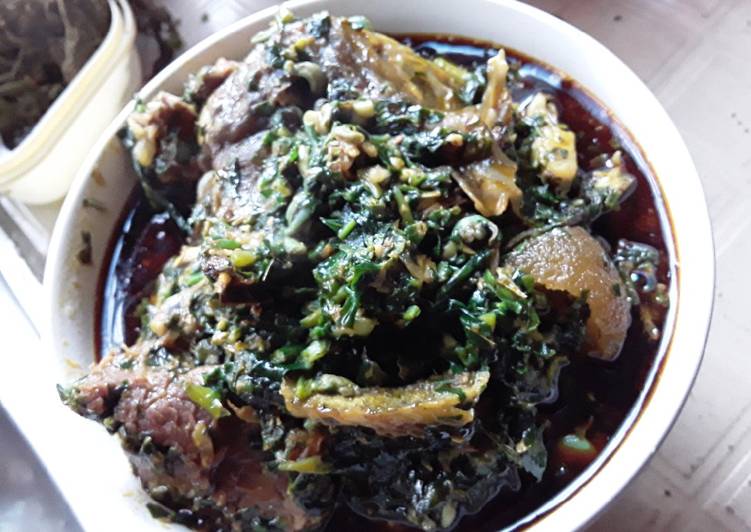 Recipe of Speedy Spicy GOAT MEAT IN Vegetable Soup