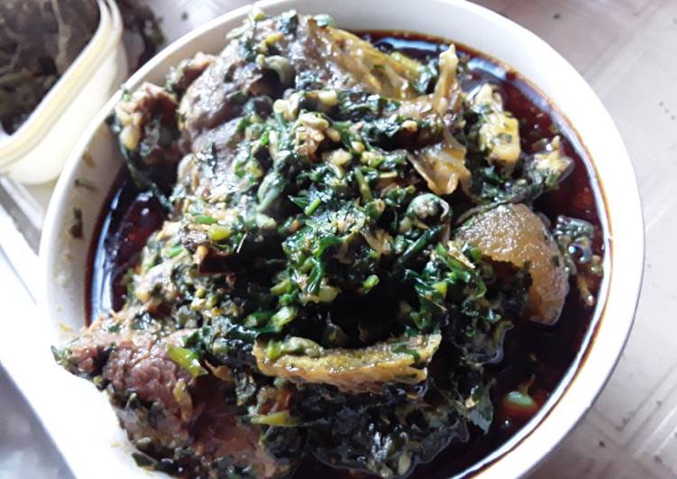 Recipe of Perfect Spicy GOAT MEAT IN Vegetable Soup