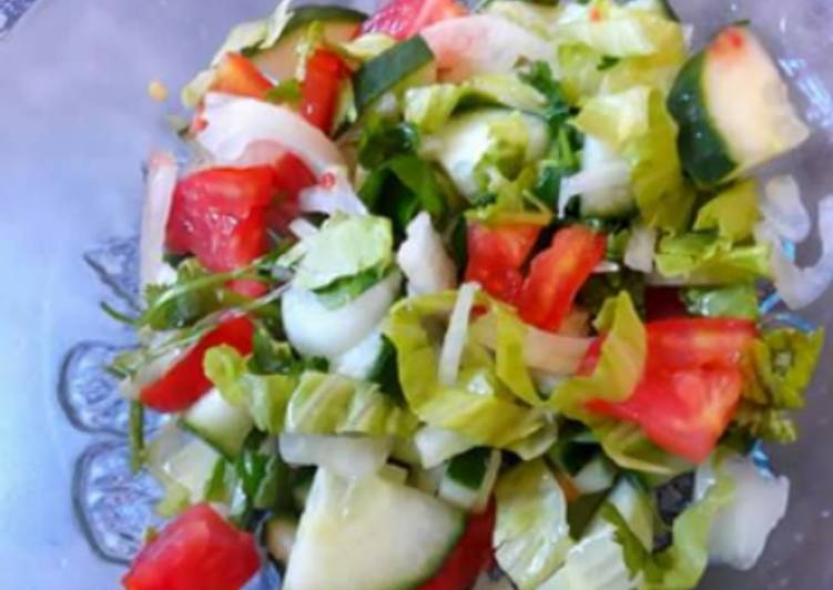 Step-by-Step Guide to Make Speedy Lettuce tomato salad#saladcontest