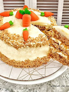 Foto resep Carrot Cake Pinapple Yoghurt