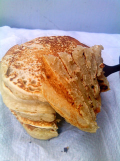 A picture of Peanut Butter Pancakes.