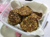 Tortitas de coliflor, brócoli y col