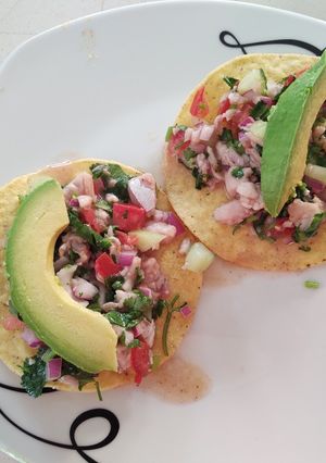 Una foto de Ceviche de pescado