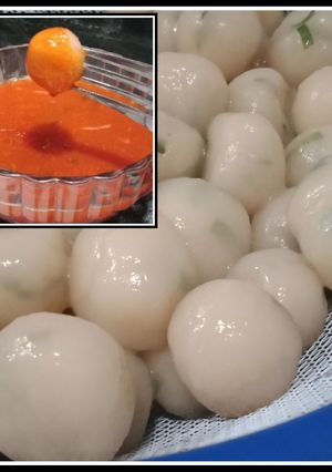 Foto resep Cilok + Saus Pedas 🌶