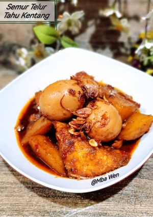 Foto resep Semur Telur Tahu Kentang