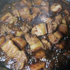 A picture of Pork Adobong Tagalog.