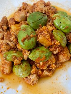 รูปของ ผัดสะตอพริกเผา plant based