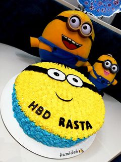 عکسی از دستور کیک تولد مینیون🥳