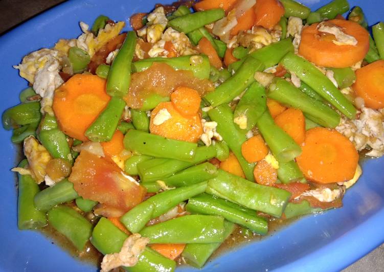 133. Tumis Buncis Wortel