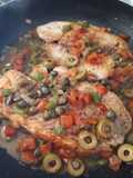 Pescado a la veracruzana fácil y deli (tilapia)