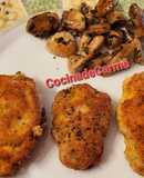 Libritos de solomillo con champiñones
