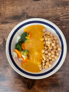 Una foto de Curry de calabaza